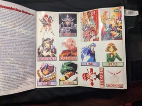 Sega Saturn Magic Knight Rayearth CIB W Stickers and REG Card