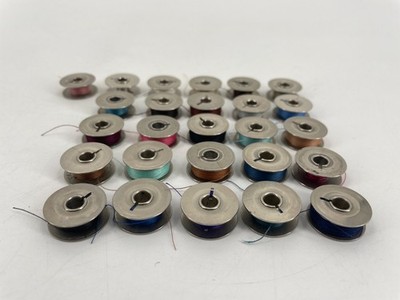 26 Vintage Original Metal Bobbins from PFAFF 1222 Sewing Machine