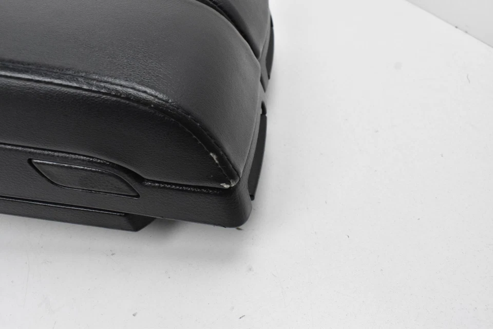 Infiniti FX45 2003-2005 consola central cuero negro reposabrazos tapa de almacenamiento OEM Foto 2 de 4