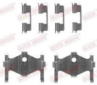 Quick Brake 109-1710 ZubehöRkit, Scheibenbremsbelag FüR Hyundai, Kia, Nissan