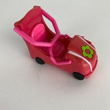 Polly Pocket Replacement Roller Coaster Resort Car Pink Green Flower Kids Toy