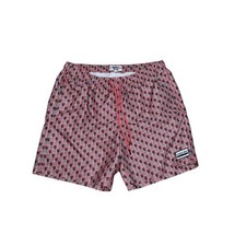 Nice Beach Bros Swim Shorts Mens Size Large Peach Pineapple Print Mid-Rise Draws