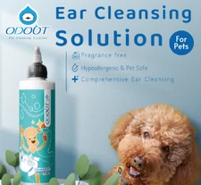 Pet Ear Cleansing Solution - All Natural Ingredients