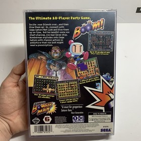Saturn Bomberman (Sega Saturn, 1997) Tested and Complete *NEW CASE*
