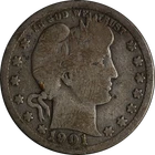 1901-P Barber Quarter Great Deals From The Executive Coin Company