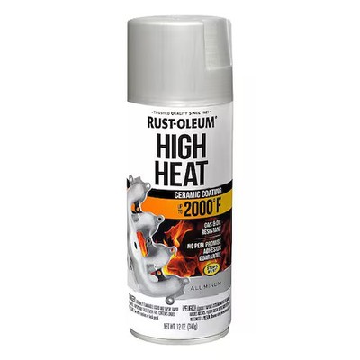 Rust-Oleum 248904 12 Oz. Flat Aluminum Engine Enamel