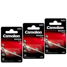 6x Camelion LR736 AG3 LR41 392 1.5V Alkaline Button Cell Batteries