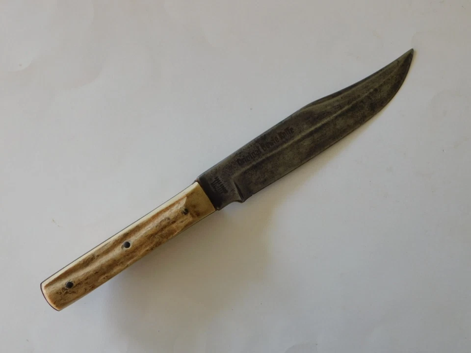 Cuchillo Bowie Original Marca Borde Vintage 445 Solingen Alemania Foto 2 de 4