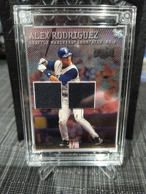 Jersey Fusion Metal Alex Rodriguez 2000 Worn Patch JF Numbered 06/50