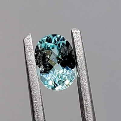 Loose Blue Green Natural Paraiba Tourmaline .86 ct Oval GIA Cert
