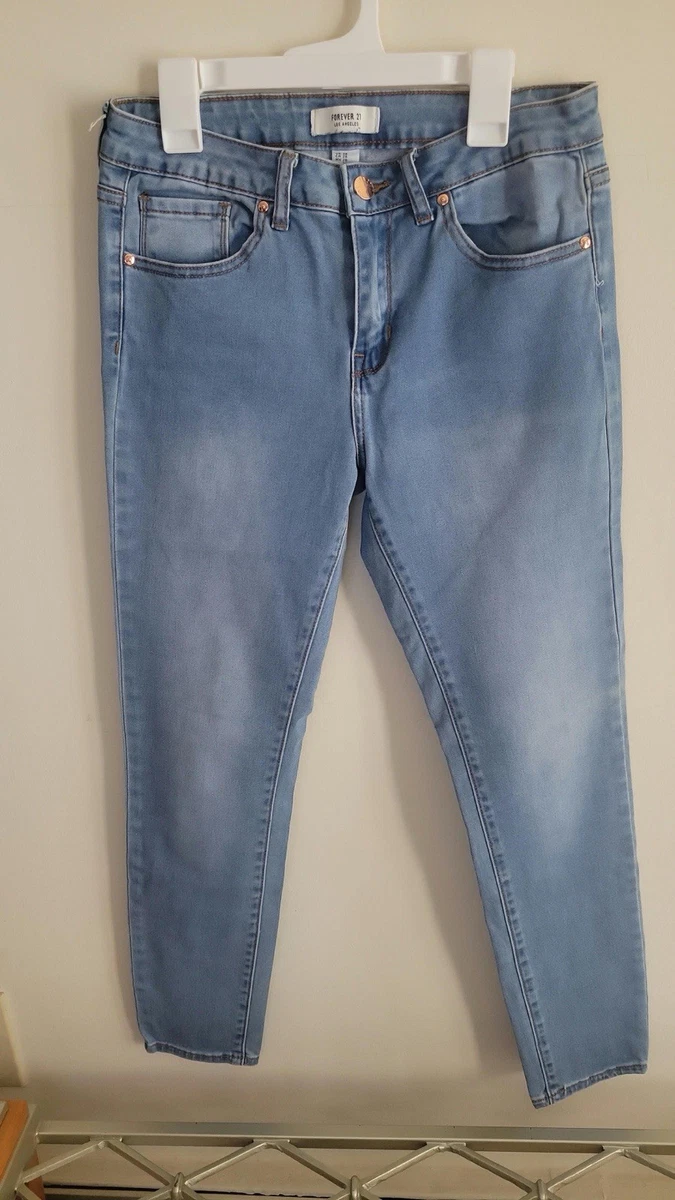 Jeans Forever 21 azules clásicos talla 28