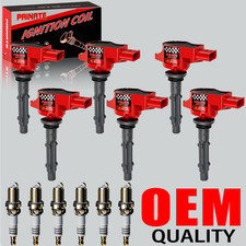 6x High Performance Ignition Coil 6x Spark Plug For Mercedes-benz C300 Uf535 6x High Performance Ignition Coil 6x Spark Plug For Mercedes-benz C300 Uf535