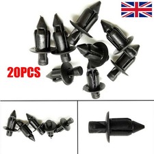 20x Plastic Rivet Trim Clips for Bike 6mm for Honda Suzuki Kawasaki Yamaha