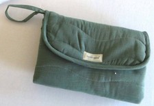 NEW Toddlekind Organic Foldable Diaper CHANGING MAT Clutch Bag GREEN Chic Baby