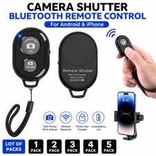 Camera Shutter Wireless Bluetooth Button Remote Control For Android iPhone LOT