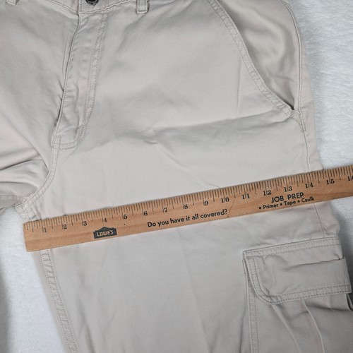 Vintage Levi's Silvertab Cargo Pants Mens 36x34 Khaki Baggy Wide Leg Skater Y2K by Levi's, $39.99 - Photo 10