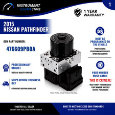REFURBISHED 2015 Pathfinder 3.5L, 4x4, ABS Brake Module Pump FAST SHIPPING!