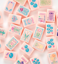 NEW! Pink Paris Mahjong Tiles - 160 American ...