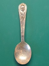 Vintage Gerber Winthrop Silver Plate Baby Spoon with Infant Face Design U.S.