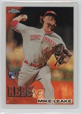 2010 Topps Chrome Wrapper Redemption Refractor Mike Leake #176 x9h
