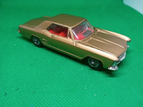 Original Vintage Corgi  #245 Buick Riviera "Gold"  ( Some Dried Out Tires)