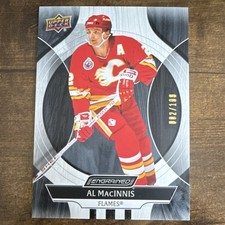 Upper Deck Engrained Icons Ebony Al MacInnis #63 Flames /199 2024-25 NHL