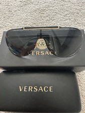 Versace Dark Black Unisex Sunglasses