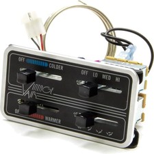 Vintage Air Gen Ii Base Model 4 Lever Climate Control Panel Black