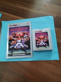 Atari 7800 Game Berzerk Made By Deep Silver, VGC