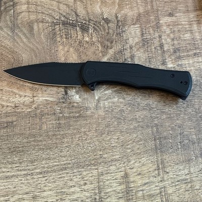 WE Knife Primoris WE20047A-3 Black Titanium Handle CPM 20CV Folding Knife