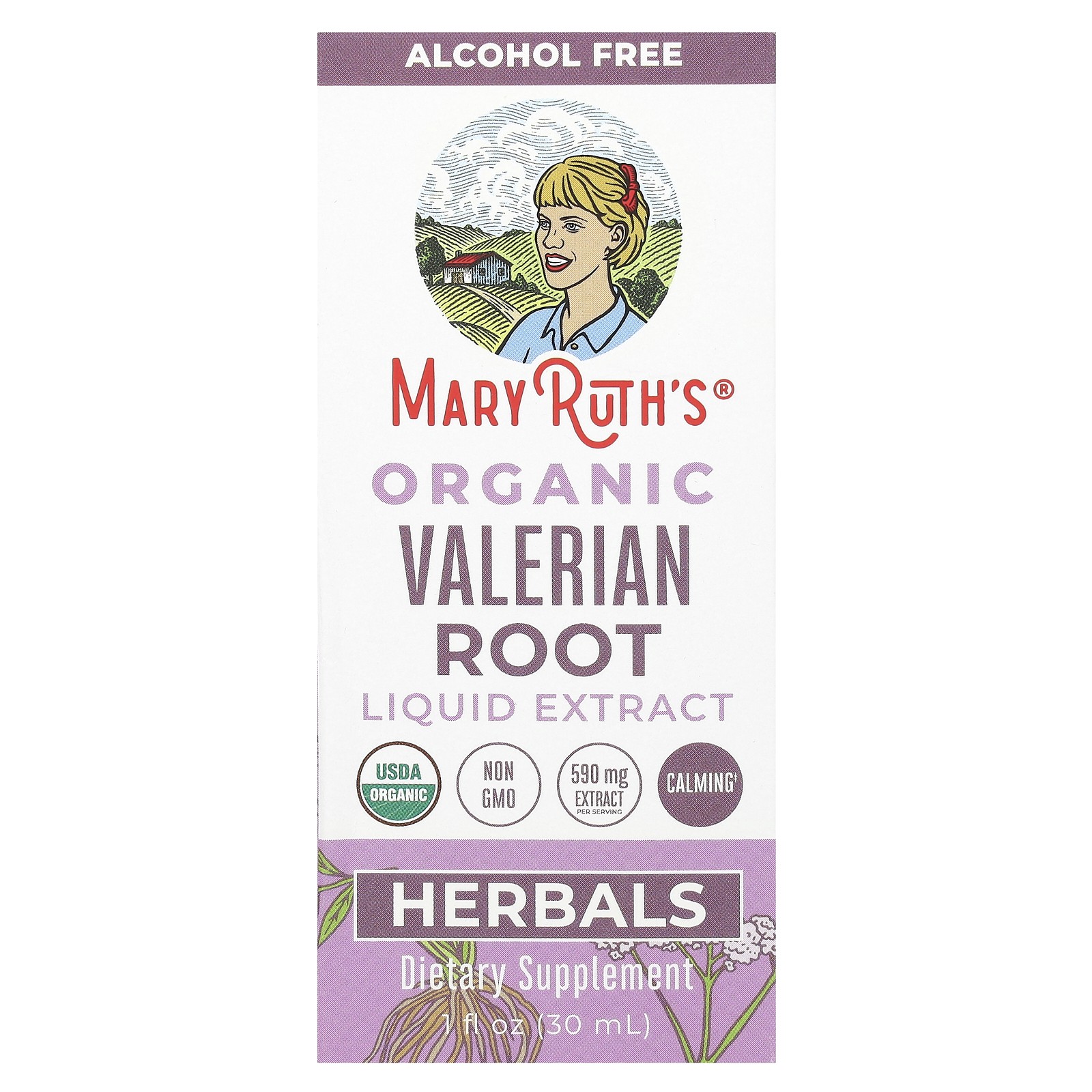 Organic Valerian Root Liquid Extract, Alcohol Free, 1 fl oz (30 ml)