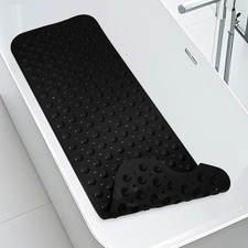 Non Slip Bath Mat Extra Large Shower Mat Bathtub Anti-Mold Rubber Strong Suction
