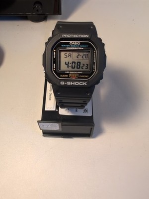 Casio Men Quartz G-SHOCK DW-5600E Shock Resistant Digital Sport Watch Black