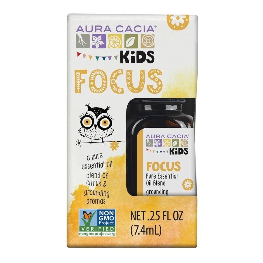 Aura Cacia Kids Essential Oil Blends Focus 025 жидких унций Жидкость 2290₽