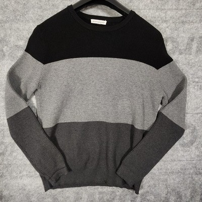 Bootlegger Pullover Mens Medium light Gray and black in colour 