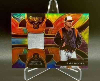 2024 PANINI SELECT EARL WEAVER TIE-DYE SELECTIVE SWATCHES /25 ORIOLES JG3