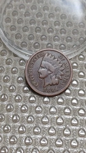 1894 Indian Head Cent Penny VG Corrosion                                    Y944