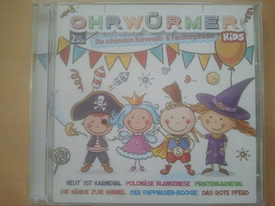 Ohrwürmer Kids Die Schönsten Karnevals- & Faschingslieder 2CD PK128