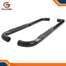 For 98-11 Ford Ranger Edge Super Cab 3 Side Steps Running Board Nerf Bar Black For 98-11 Ford Ranger Edge Super Cab 3 Side Steps Running Board Nerf Bar Black