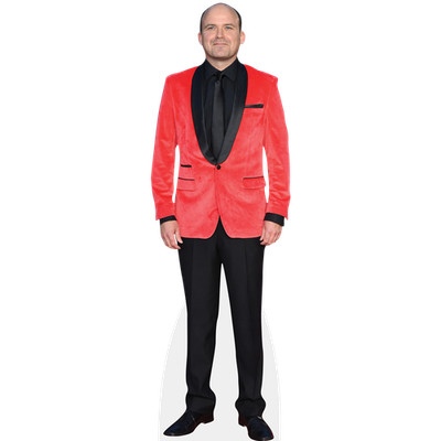 Rory Kinnear (rote Jacke) lebensgroßer Ausschnitt