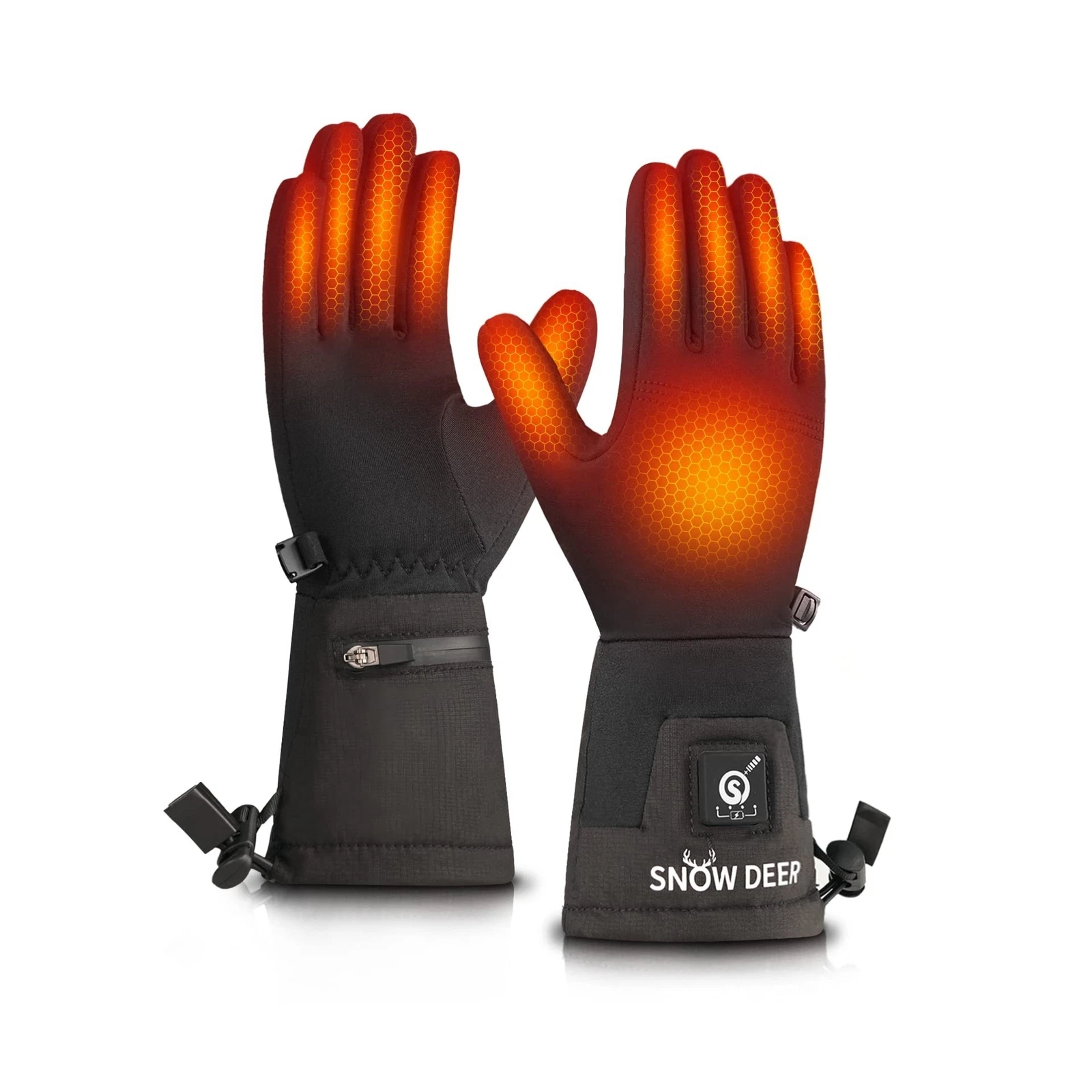 Heated Glove Liners Men Women,Rechargeable Battery Heated Motorcycle Ski Snow...