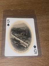 Vintage Antique 1906 U.S. Playing Card Co. Sierra Nevada Playing Card RARE