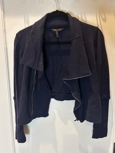 Pull En Laine Noir BCBG MAX AZRIA Avec Fermeture éclair Dans Le Dos - Taille S - Neuf Avec étiquettes (NWT)