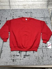Vintage Jerzees Sweatshirt Mens XXL Blank USA New Deadstock 1990s Crewneck