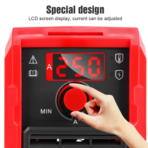 Mini Inverter Schweißgerät MMA 250 Elektroden Schweißmaschine Digitalanzeige NEU - Bild 11 von 15