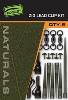 Fox Edges Naturals Zig Lead Clip Kit CAC845 OberfläChenangelei Bleiclip
