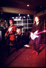 Alan Mair and John Perry of the Only Ones perform on stage New Yo - Old Photo 1