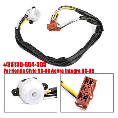 Ignition Switch Replace For Honda Civic 98-00 Acura Integra 98-99