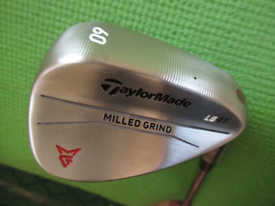 Mint Taylormade mg milled grind raw 60 L lob wedge will rust 35 7/8'' little long