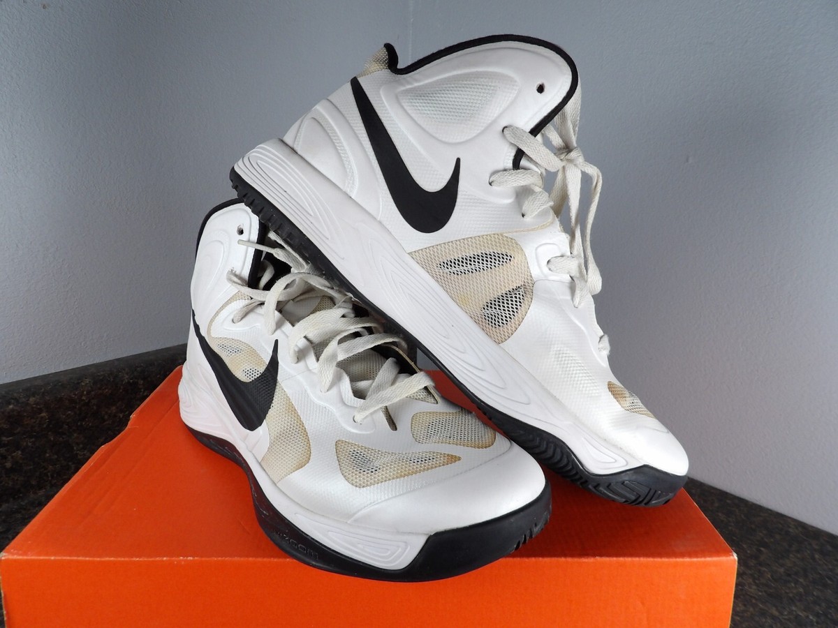 Nike Hyperfuse womans size 10 2012 TB White Black | eBay